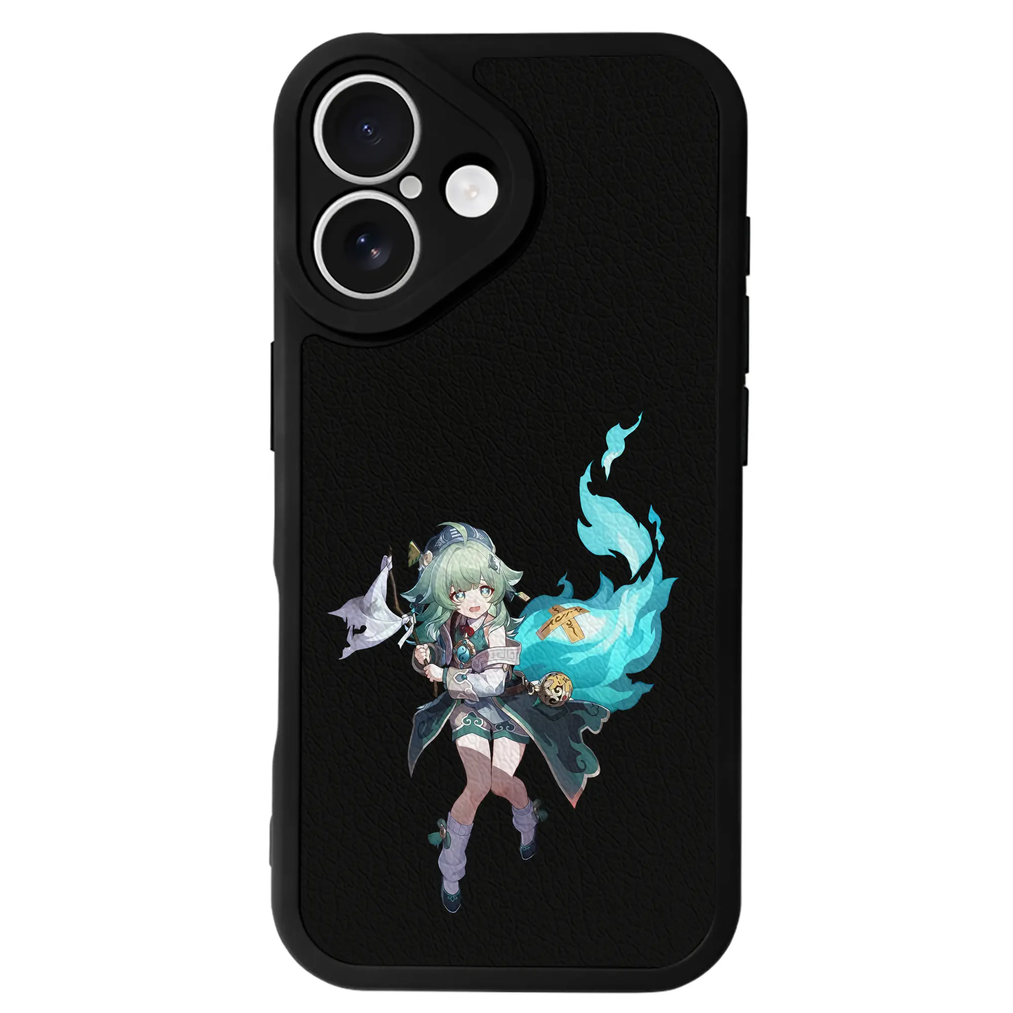 崩壊：スターレイル グッズ フォフォ - IPhone 16シリーズ対応 ・ シリコンスマホケース ・ レザー調 ・ 高精度フィット ・ 耐衝撃 ・ ワイヤレス充電対応 ・ 精密カット